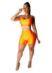 2019 Hot Sale Summer Sexy Ladies Short Sleeve  Shorts Crop Top Pants women two piece set