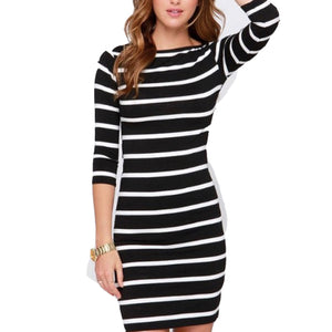 Women's Sexy Bodycon Dress Knitting Casual Club Party Slim Short Mini