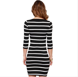 Women's Sexy Bodycon Dress Knitting Casual Club Party Slim Short Mini