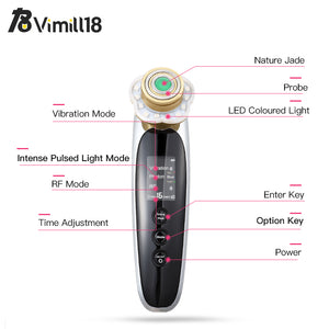 2019 New skin rejuvenation anti-aging Facial Lift RF Wrinkle Removal face massager Radio Frequency machine