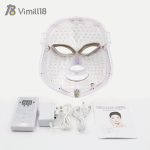 7 Colors Facial Skin Care Rejuvenation Wrinkle Acne Removal  Beauty Therapy Whitening Tighten led face mask Instrument
