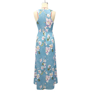 Bohemian Dress Wholesale Floral Maxi Long Dress