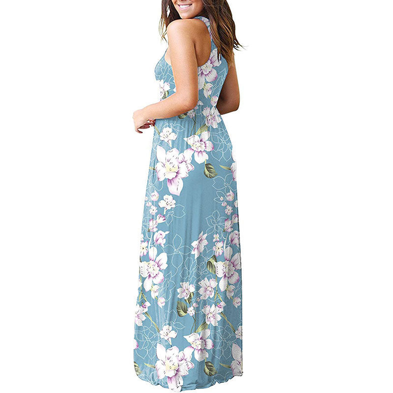 Bohemian Dress Wholesale Floral Maxi Long Dress