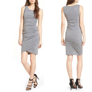 New Slim-fit Sleeveless Vest Skirt Tank Top Dress