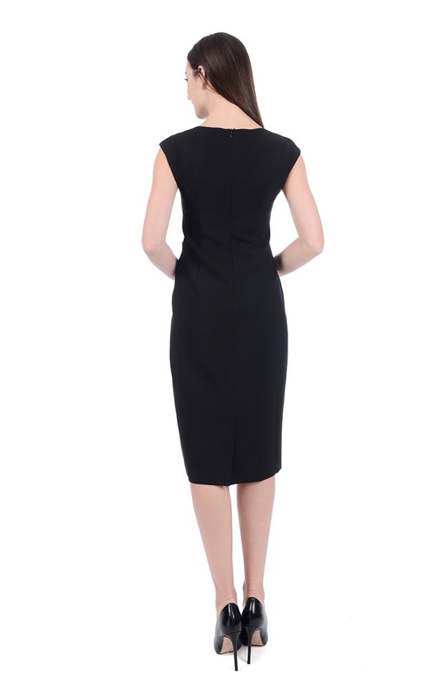 Spring Women's Casual Wear for Work Office Career Sheath Dress Sleeveless Elegant Wear Cocktail Dress 2019 New