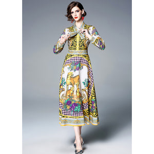 Summer Bohemian Boho Dress Women Clothing New Fashion Print Long Dresses