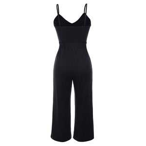 Summer New Listing  Sleeveless One Piece Casual Wide Leg Pants Sleeveless Sexy Jumpsuit For Women