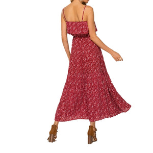 Western Fashion  Falbala Slip Women Bohemian Dress