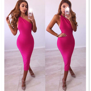 Women Bandage Dress 2019 Rayon Sleeveless Summer New Arrivals Sexy Vestido Bodycon Bandage Dress Club Party