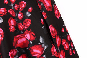 women's clothing wholesale 2018 flower print casual retro rockabilly fashion dress